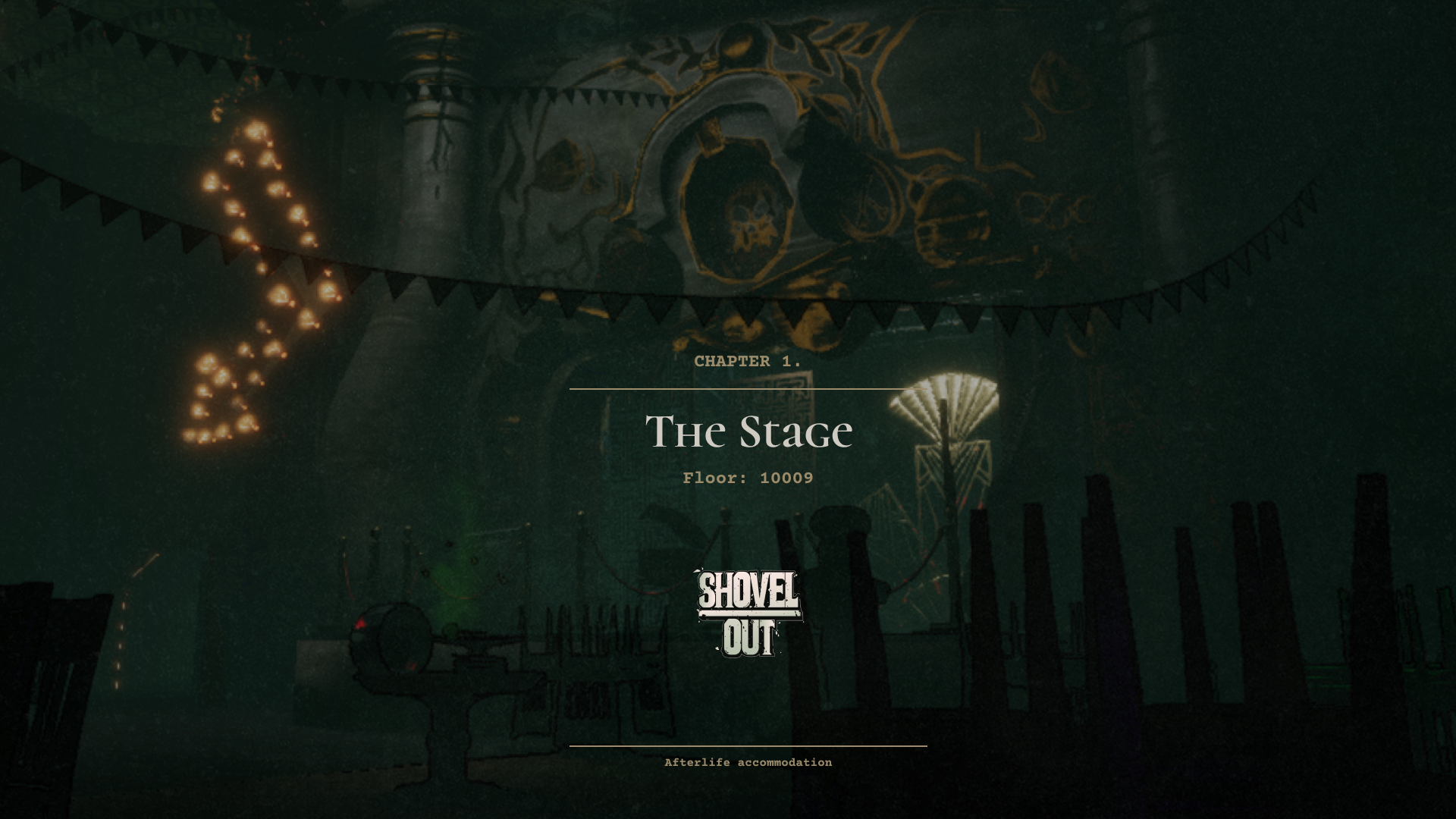 The Stage - noir performance hall in Hotel Cotard
